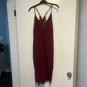 ASTR Maroon Dress